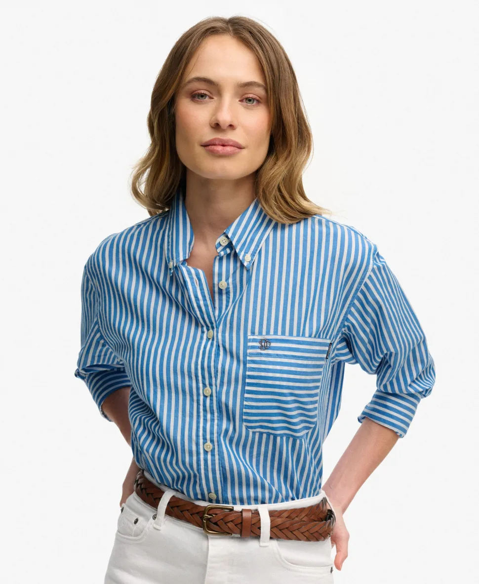 Poplin Relaxed Long Sleeve Shirt