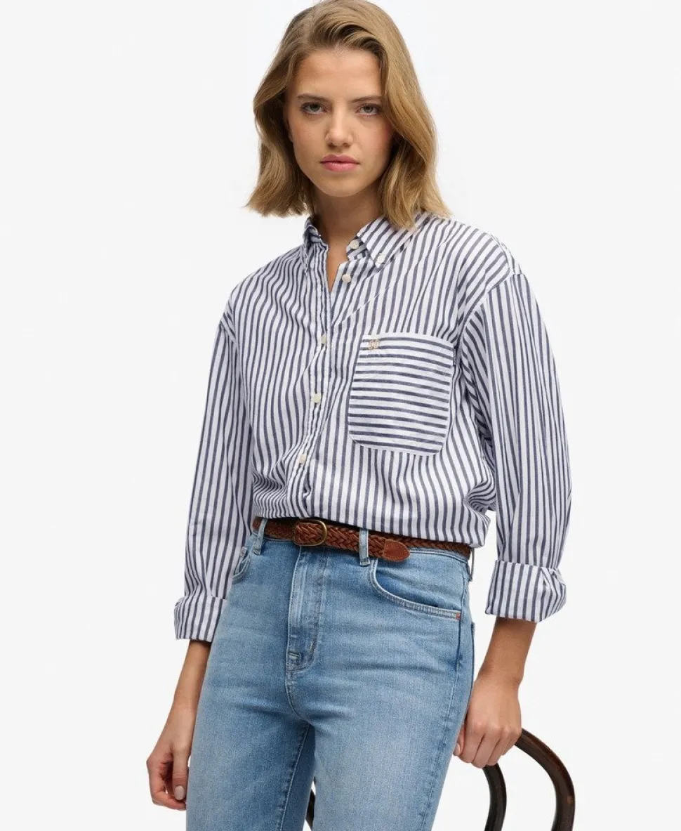 Poplin Relaxed Long Sleeve Shirt