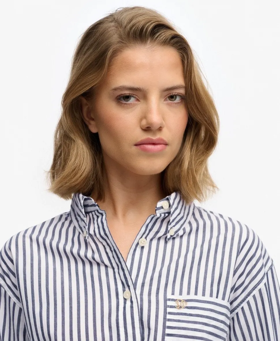 Poplin Relaxed Long Sleeve Shirt