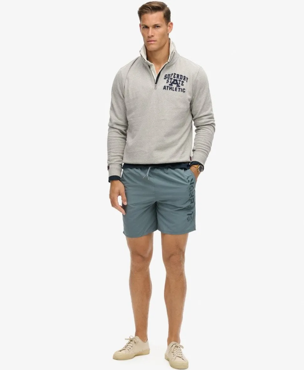 Premium Embroidered 17-inch Swim Shorts