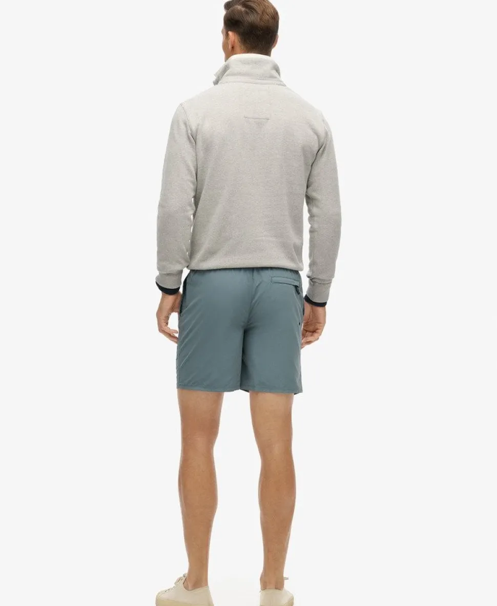Premium Embroidered 17-inch Swim Shorts