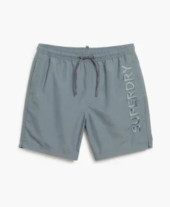 Premium Embroidered 17-inch Swim Shorts