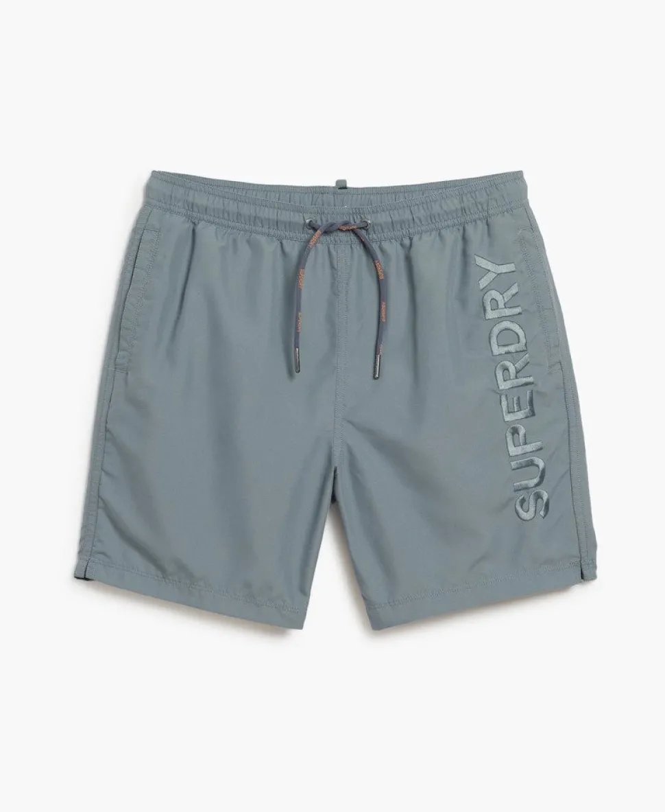 Premium Embroidered 17-inch Swim Shorts