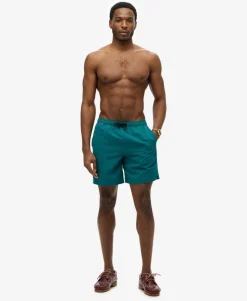 Premium Embroidered 17-inch Swim Shorts