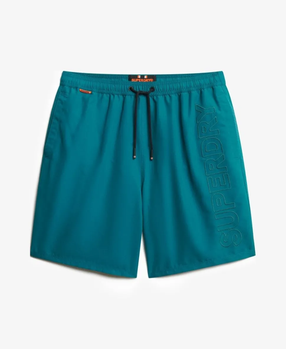 Premium Embroidered 17-inch Swim Shorts
