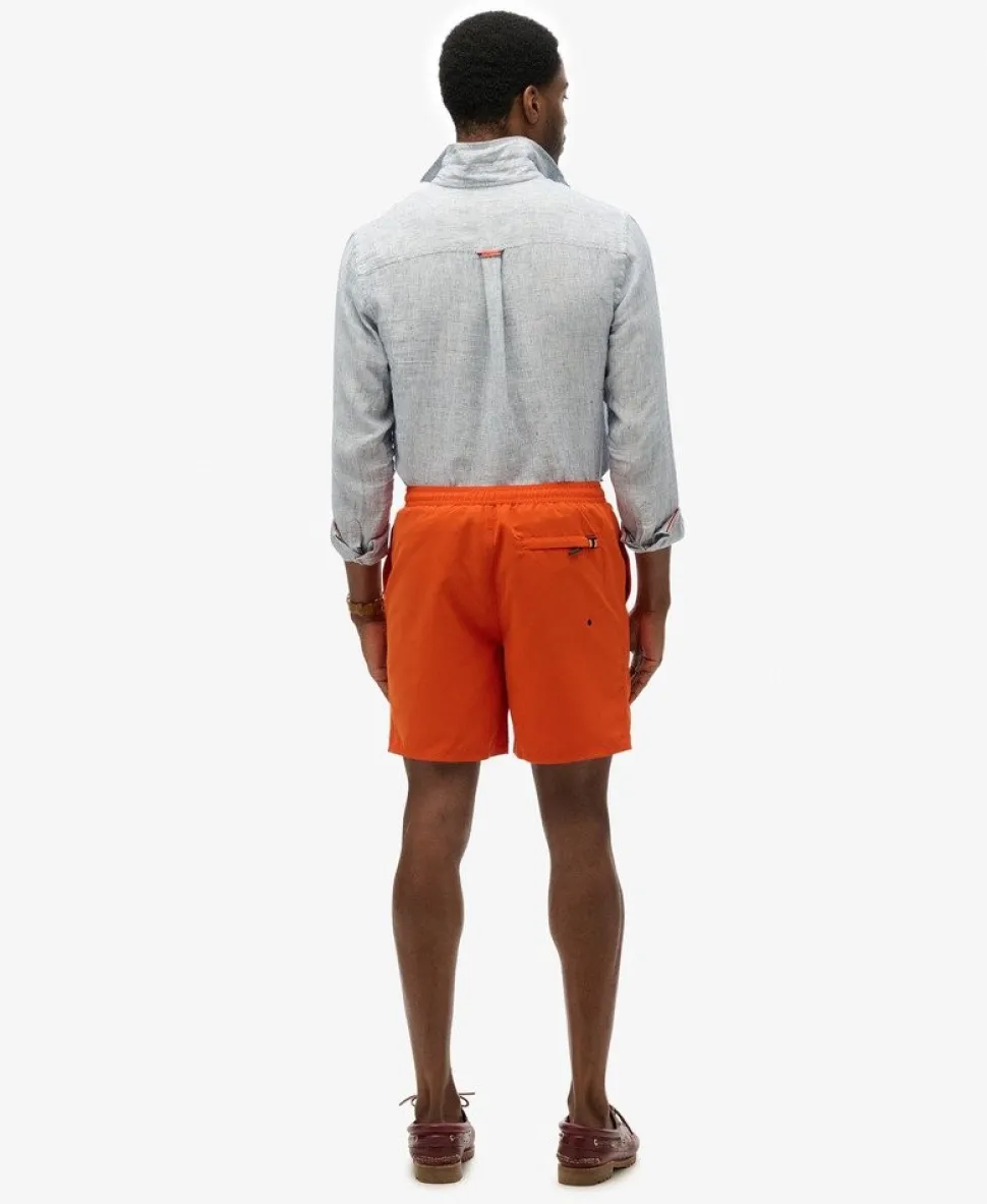 Premium Embroidered 17-inch Swim Shorts