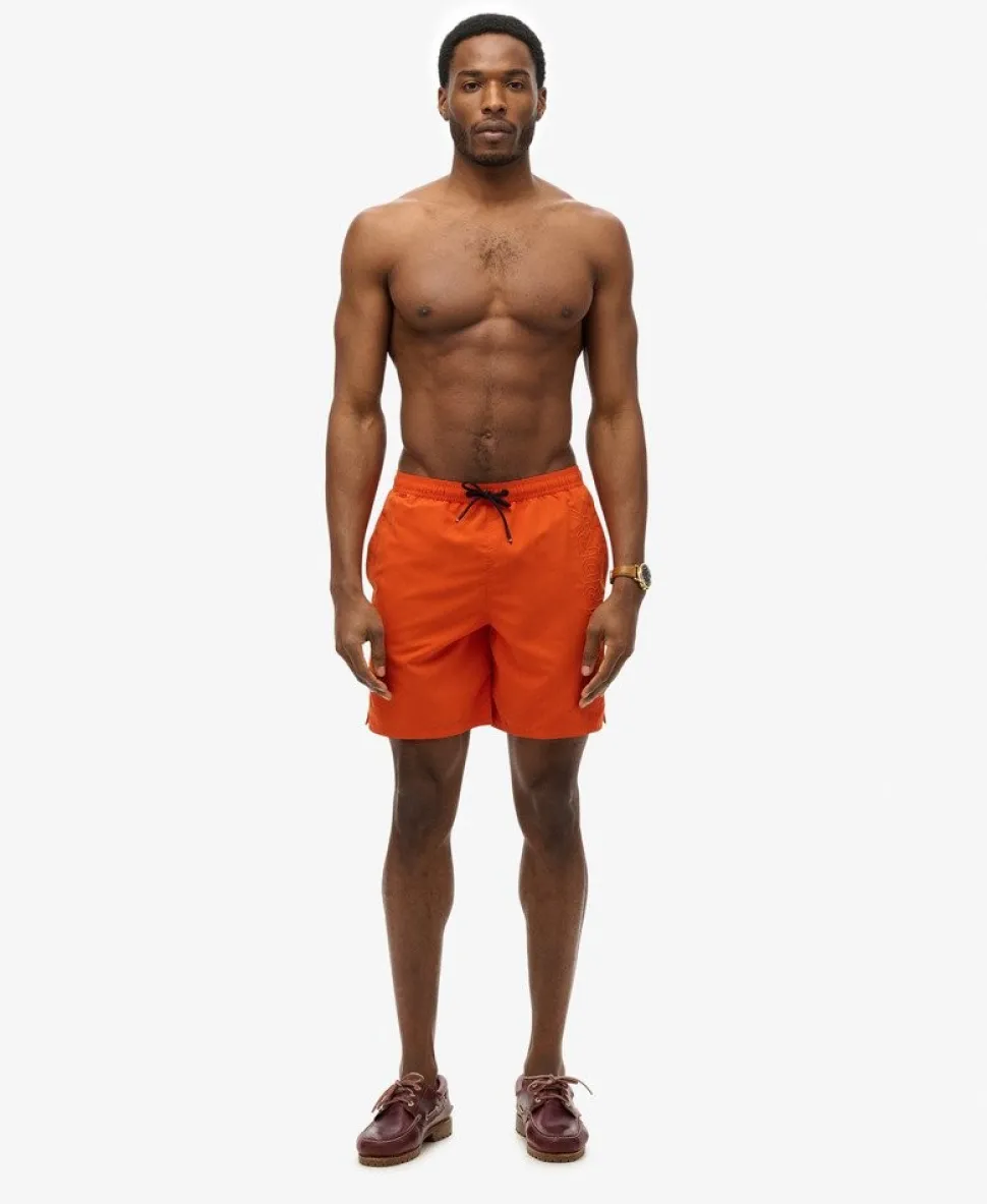 Premium Embroidered 17-inch Swim Shorts