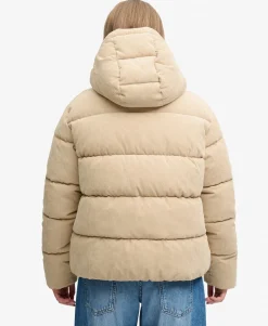 Premium Hooded Cord Puffer Jacket