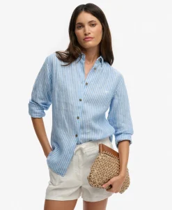 Premium Linen Button Down Slim Shirt