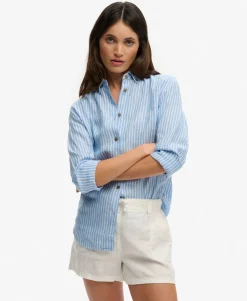 Premium Linen Button Down Slim Shirt