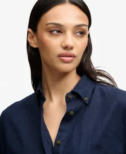 Premium Linen Button Down Slim Shirt