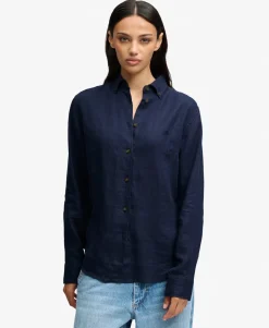 Premium Linen Button Down Slim Shirt