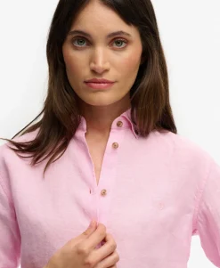 Premium Linen Button Down Slim Shirt
