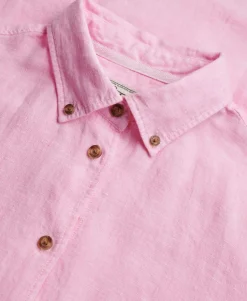 Premium Linen Button Down Slim Shirt