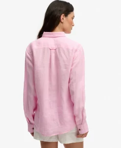 Premium Linen Button Down Slim Shirt