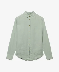 Premium Linen Button Down Slim Shirt