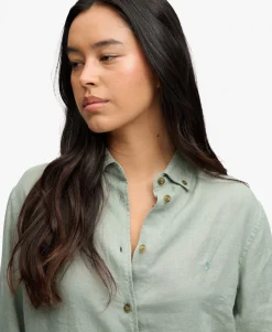 Premium Linen Button Down Slim Shirt