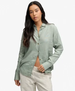 Premium Linen Button Down Slim Shirt