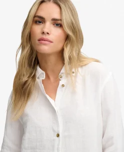 Premium Linen Button Down Slim Shirt