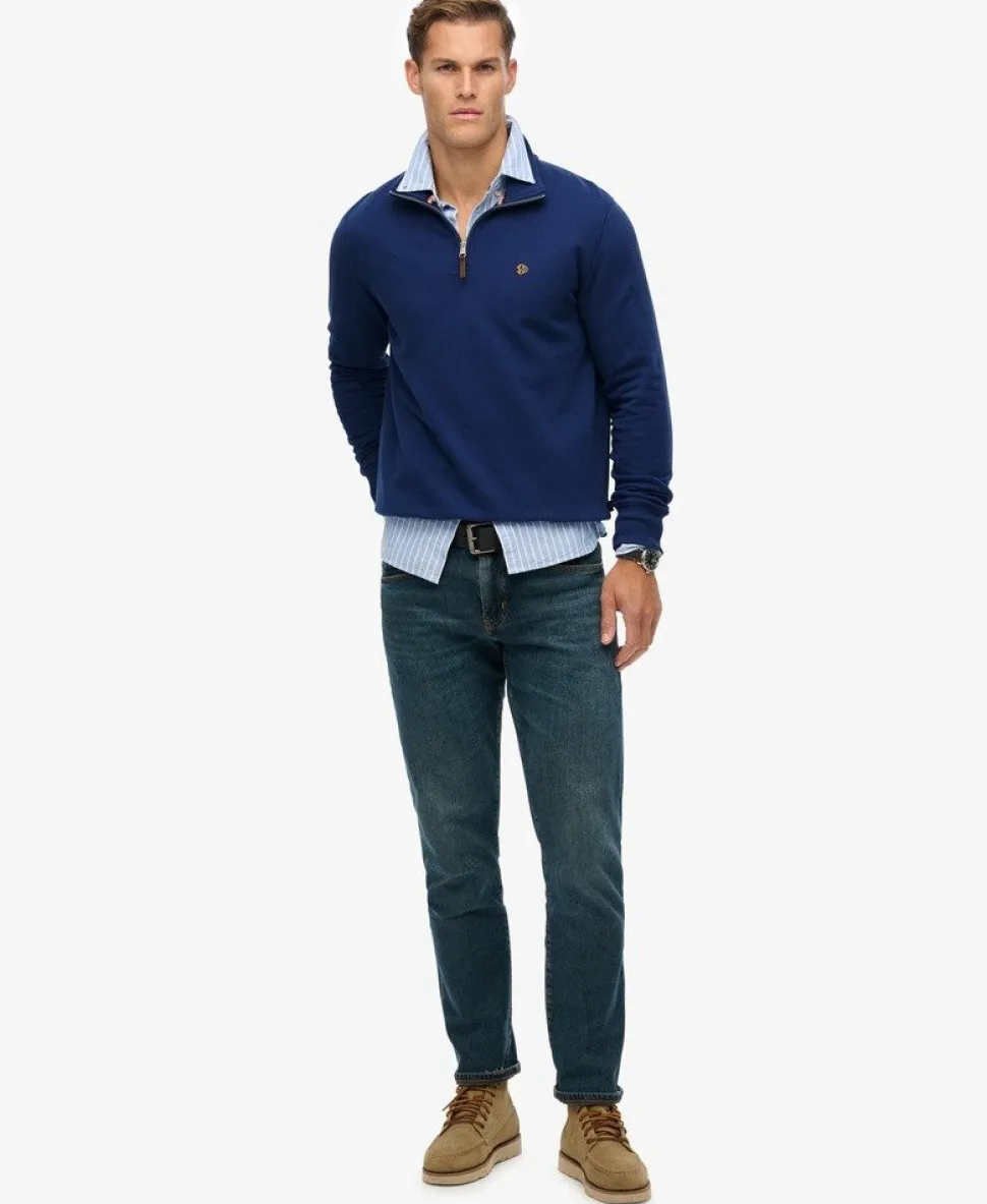 Preppy Half Zip Jumper