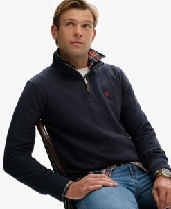 Preppy Half Zip Jumper