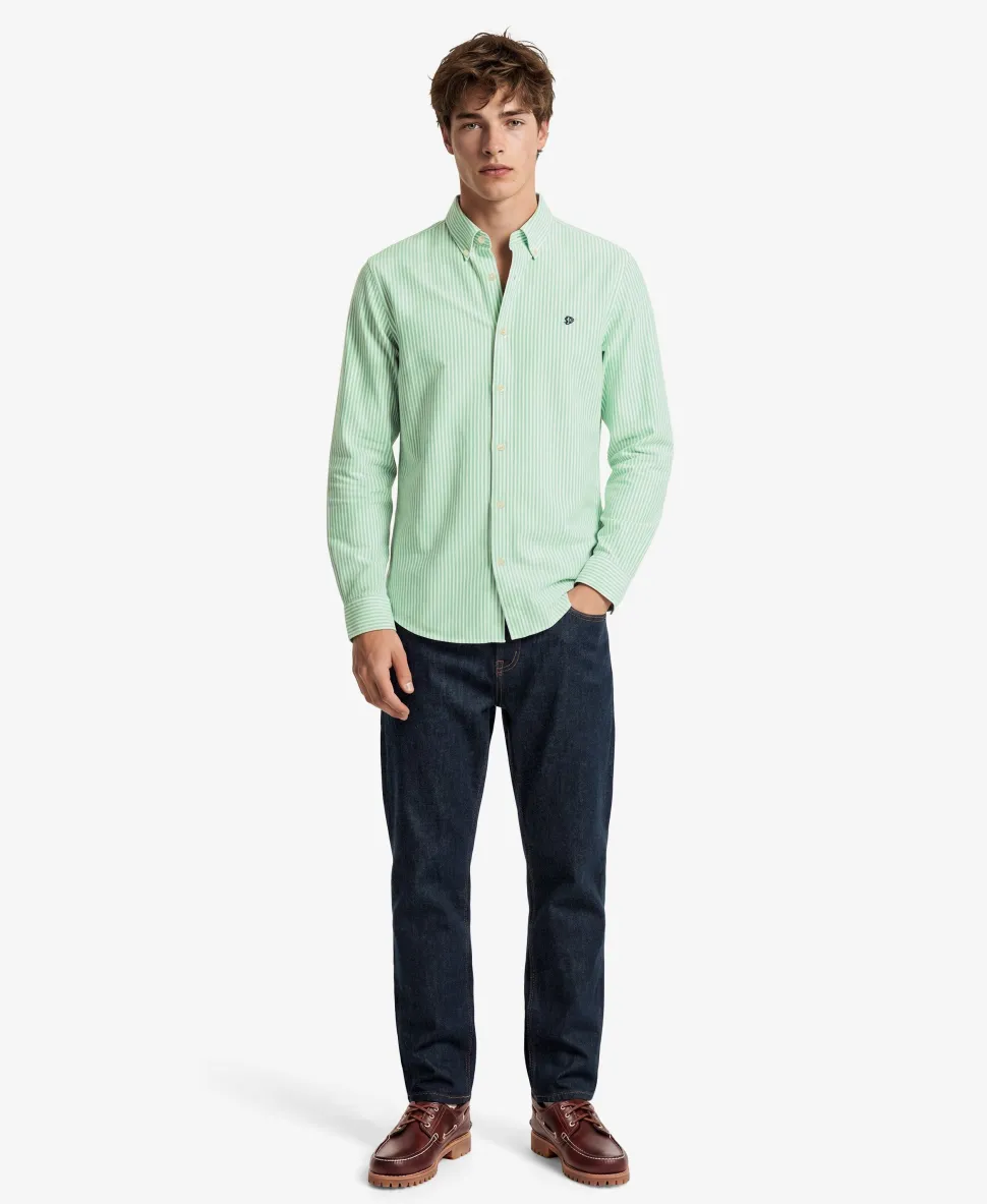 Preppy Oxford Long Sleeve Shirt