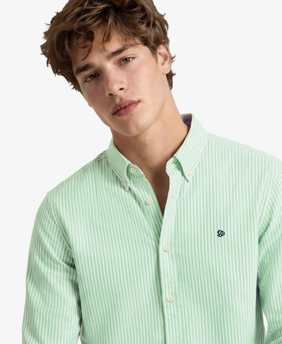 Preppy Oxford Long Sleeve Shirt