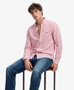 Preppy Oxford Long Sleeve Shirt