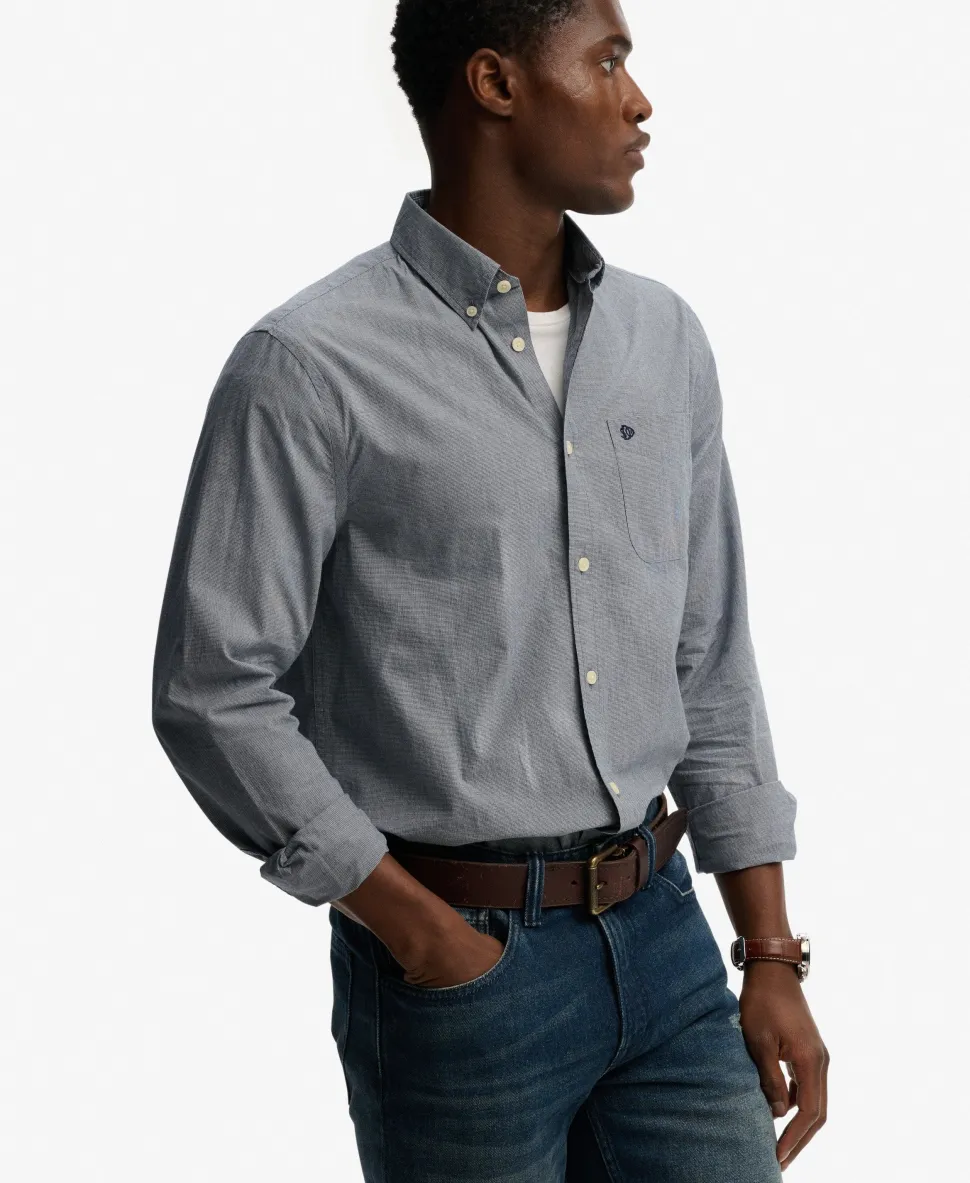 Preppy Poplin Long Sleeve Shirt