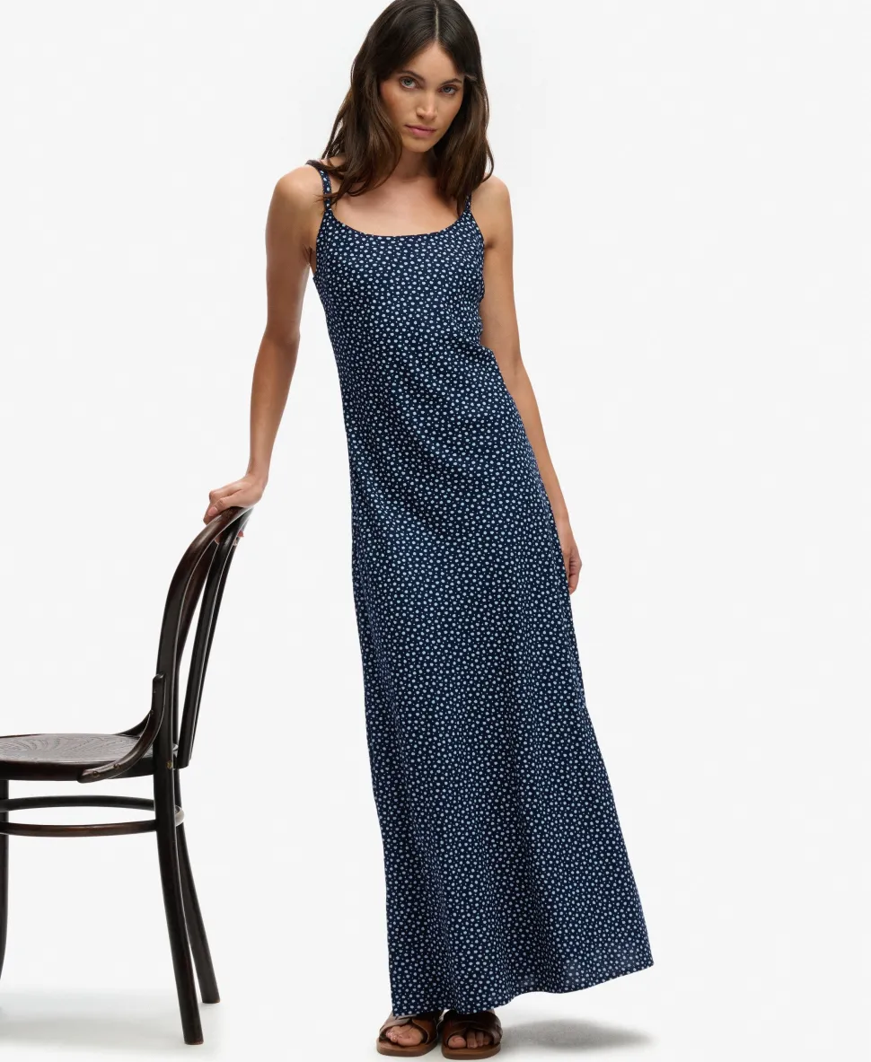 Printed Cami Maxi Dress