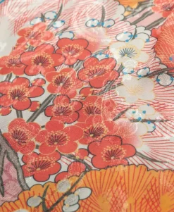 Printed Jacquard Hanky Hem Dress