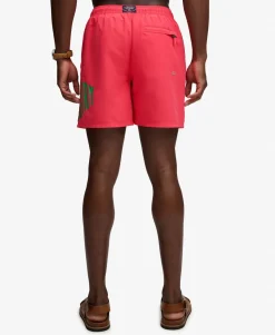 Printed Logo 16-Inch Swim Shorts