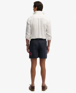 Printed Logo 16-Inch Swim Shorts