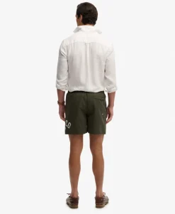 Printed Logo 16-Inch Swim Shorts