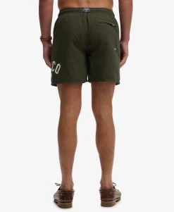 Printed Logo 16-Inch Swim Shorts
