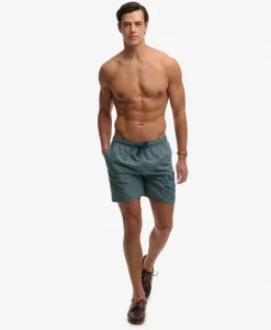 Printed Logo 16-Inch Swim Shorts