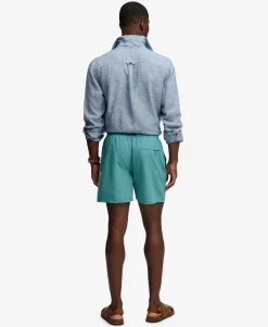 Printed Logo 16-Inch Swim Shorts