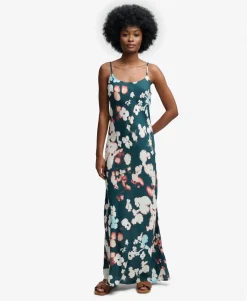 Printed Maxi Slip Dress