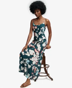 Printed Maxi Slip Dress