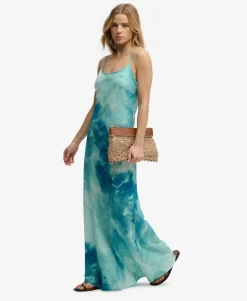 Printed Maxi Slip Dress