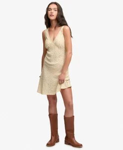 Printed Sweetheart Mini Dress