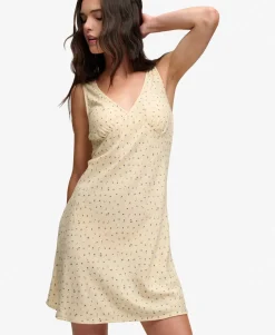 Printed Sweetheart Mini Dress