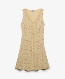 Printed Sweetheart Mini Dress