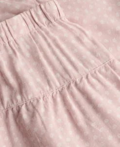Printed Tiered Mini Skirt