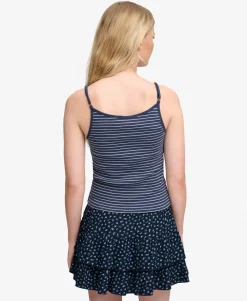 Printed Tiered Mini Skirt
