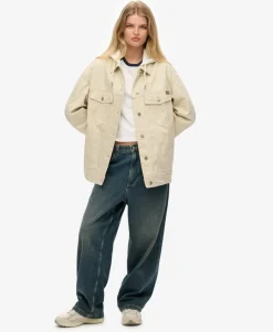 Relaxed Hooded Trucker Jacket