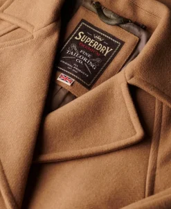 Relaxed Long Wool Blend Coat