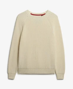 Relaxed Ribbed Knitted Jumper