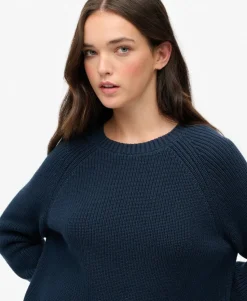 Relaxed Ribbed Knitted Jumper