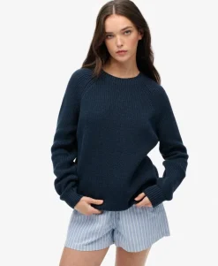 Relaxed Ribbed Knitted Jumper